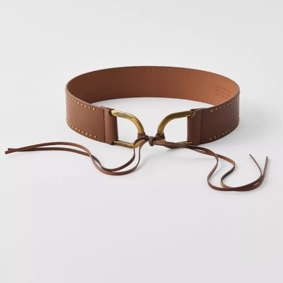 Urban Outfitters BLACK wide tie belt - Picture 3 of 5